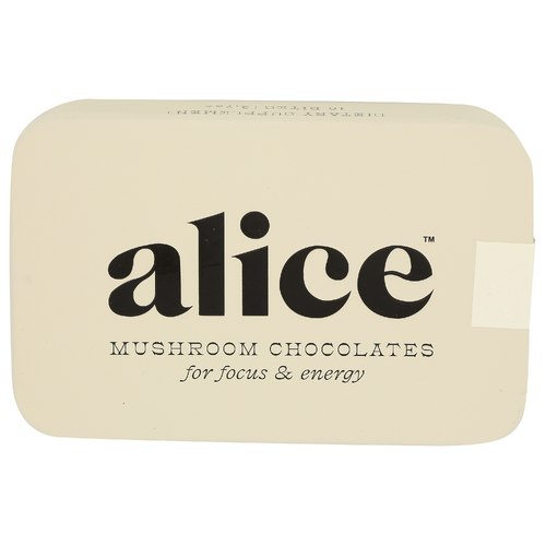 Alice Mushrooms Inc Brainstorm For Focus & Energy Mushroom Chocolates 16 Bites