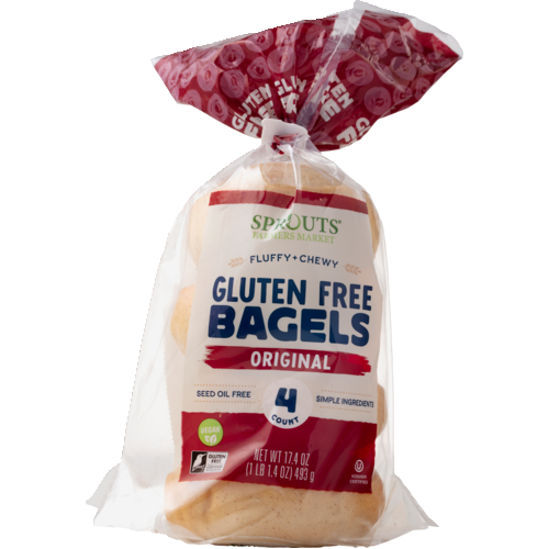 Sprouts Original Gluten Free Bagels 4 Count