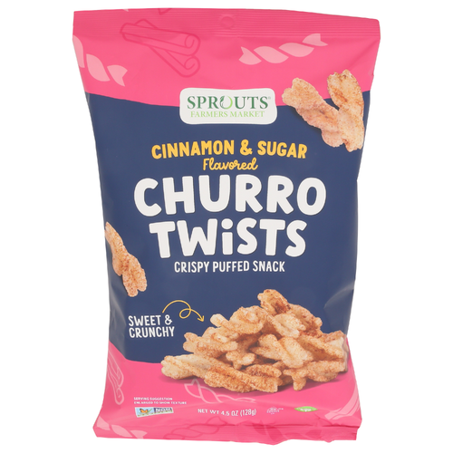 Sprouts Cinnamon & Sugar Flavored Churro Twists