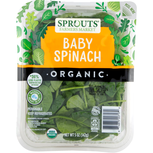 Sprouts Organic Baby Spinach
